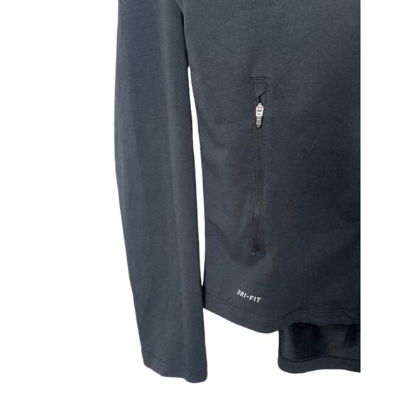 Nike Dri-Fit Running Green & Black Full-Zip Hooded Jacket Women's Small - Picture 9 of 9